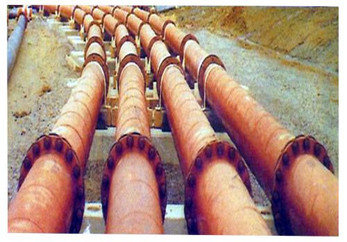 Cast Basalt Lined Pipes And Fittings